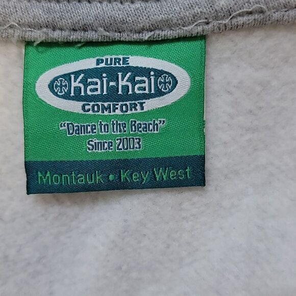 Gray with Cream & Pink Embroidary Zip-Up Jacket Size S - Picture 8 of 10